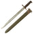 Original U.S. Pre - WWI Reissue M1905 Springfield 16 inch Rifle Bayonet Marked S.A. with WWII M3 Scabbard - Dated 1906 - First Year of Production Original Items