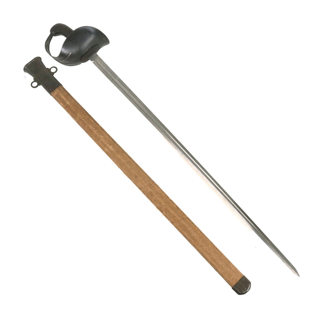 Original U.S. WWI Model 1913 Cavalry Saber Patton Sword by L.F. & C. with Scabbard - Dated 1918 Original Items