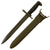 Original U.S. WWII M1 Garand 10 inch Bayonet by American Fork & Hoe with M7 Scabbard Original Items