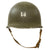 Original U.S. WWII Officer’s Complete 1944 M1 McCord Welded Front Seam Swivel Bale Helmet with CAPAC Liner & Painted Captain’s Bars Original Items