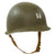 Original U.S. WWII Officer’s Complete 1944 M1 McCord Welded Front Seam Swivel Bale Helmet with CAPAC Liner & Painted Captain’s Bars Original Items
