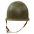 Original U.S. WWII Officer’s Complete 1944 M1 McCord Welded Front Seam Swivel Bale Helmet with CAPAC Liner & Painted Captain’s Bars Original Items