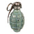 Original French WWI F1 Fragmentation Hand Grenade with Billant Modèle 1916 Fuse - Inert Original Items