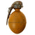 Original French WWI Model 1914 OF1 Egg Hand Grenade circa 1915 - 1917 - Inert Original Items