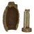 Original British WWII Pair of Mills Bomb No. 36M MKI Training Cutaway Grenades Dated 1943 - Inert Original Items