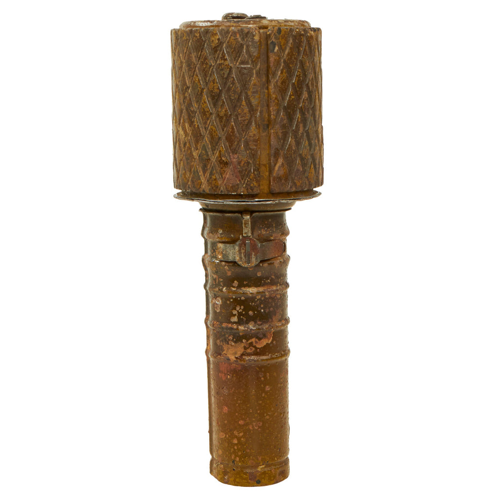 Original Soviet WWII RGD-33 Inert Stick Grenade with Fragmentation Sleeve - Maker Marked Original Items