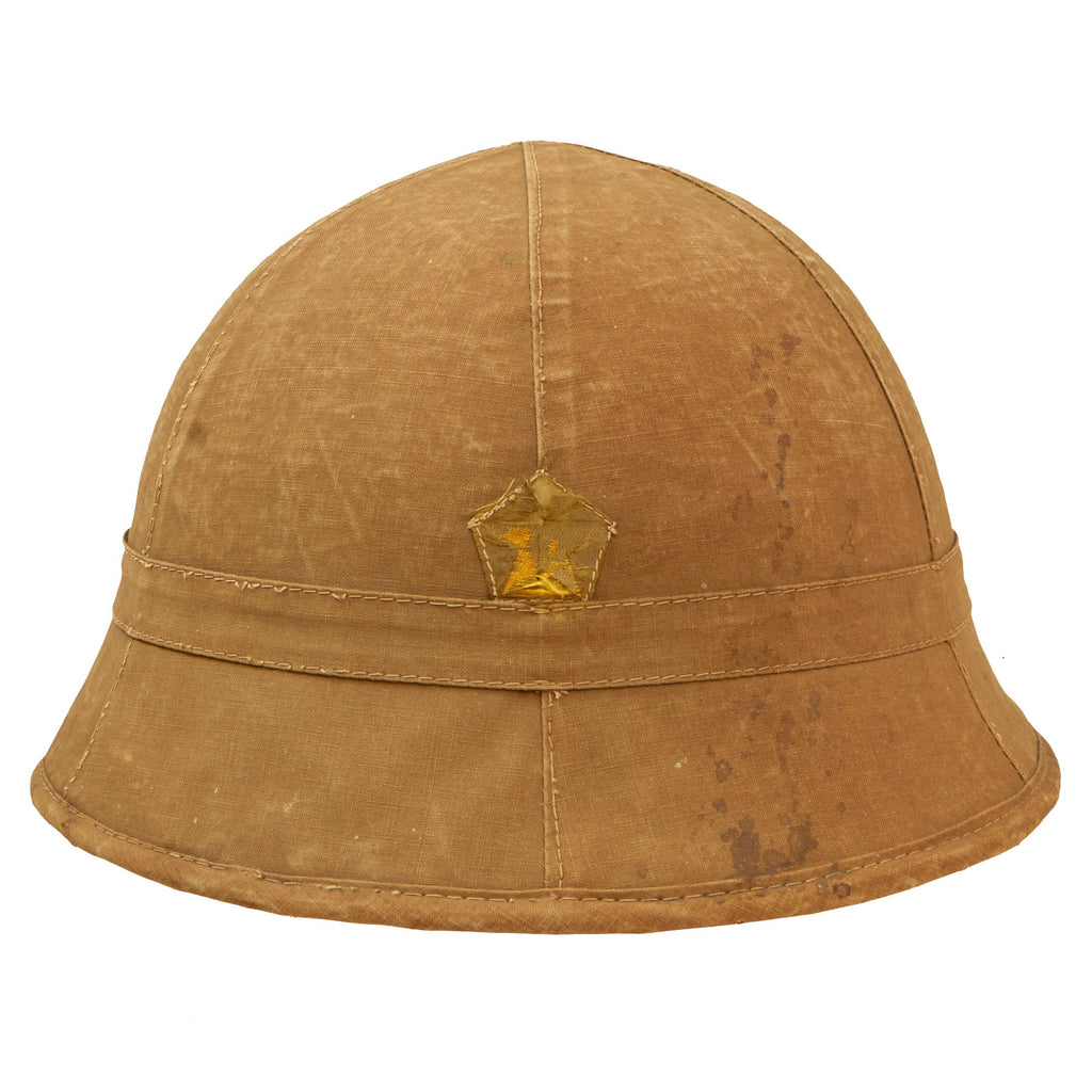 Original Imperial Japanese Army WWII Type 98 Sun Pith Helmet - dated 1943 Original Items
