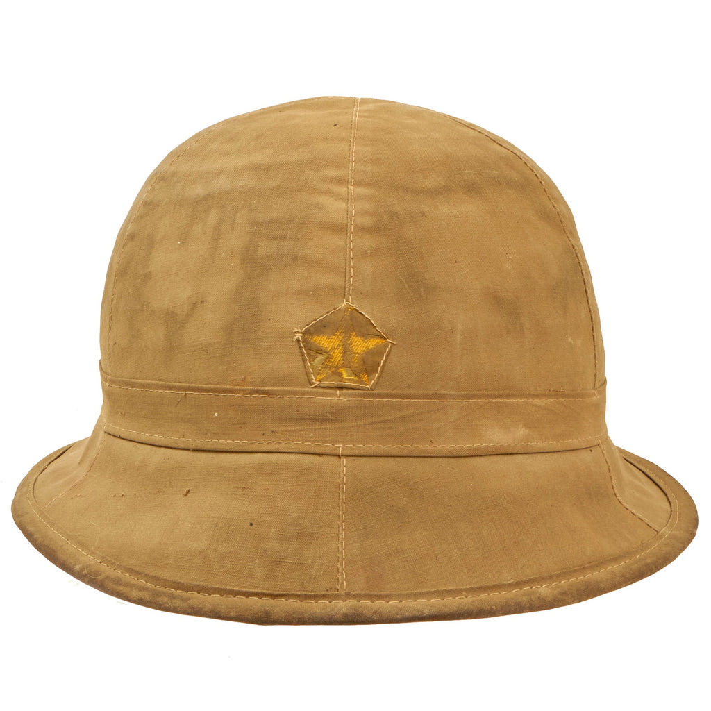 Original Imperial Japanese Army WWII Type 98 Sun Pith Helmet with Chinstrap - Dated 1943 Original Items