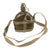 Original Japanese WWII Aluminum Canteen in Canvas Carrier with Model B Wood Stopper - dated 1943 Original Items