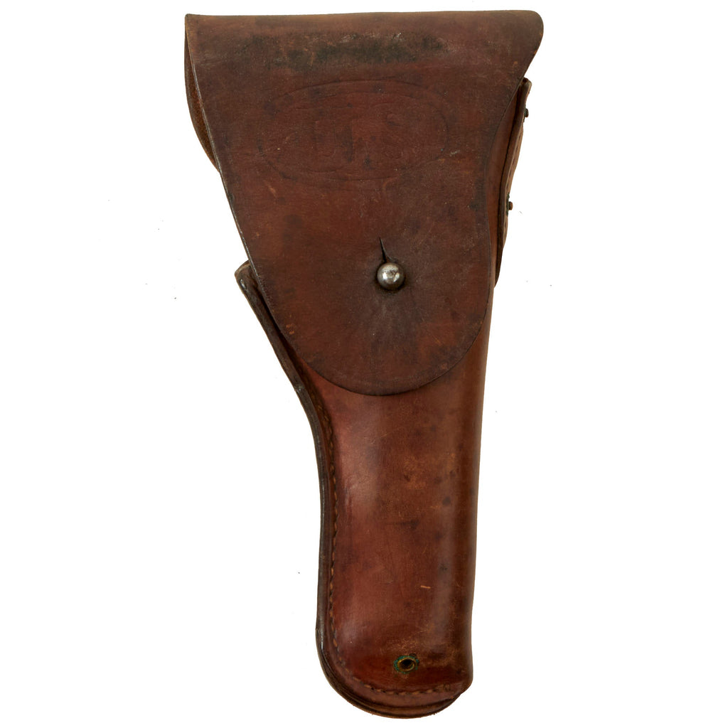 Original U.S. WWII M1916 .45 Colt 1911 Leather Holster by Graton & Knight Co. - Dated 1943 Original Items