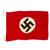 Original German WWII NSDAP Italian Made National Political Flag with Hanger Ties - 31" x 45" Original Items