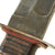 Original U.S. WWII USMC Mark 2 KA-BAR Fighting Knife With Leather Sheath Original Items
