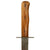 Original German WWII G.I. Captured Luftwaffe Fallschirmjäger Fighting Knife in Modified U.S. M8 Scabbard - Weimar Eagle 6 Marked Original Items