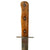 Original German WWII G.I. Captured Luftwaffe Fallschirmjäger Fighting Knife in Modified U.S. M8 Scabbard - Weimar Eagle 6 Marked Original Items