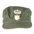 Original U.S. Vietnam War HBT Cap with Theater Made Paratrooper Lieutenant Colonel Insignia - Size 7 Original Items