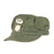 Original U.S. Vietnam War HBT Cap with Theater Made Paratrooper Lieutenant Colonel Insignia - Size 7 Original Items