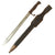 Original German WWI M1898/05 n/A Butcher Sawback Bayonet by DEMAG with Early Leather Scabbard & Frog - Dated 1916 Original Items