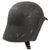 Original Iraqi Fedayeen Helmet with Intact Saddam Badge, Liner & Chinstrap - Operation Iraqi Freedom Bringback OIF Original Items