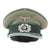 Original German WWII Heer Jäger Officer Schirmmütze Visor Crush Cap by EREL Privat (Double Marked) Original Items