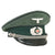 Original German WWII Army Heer Medical Officer Schirmmütze Visor Crush Cap - Size 58cm Original Items