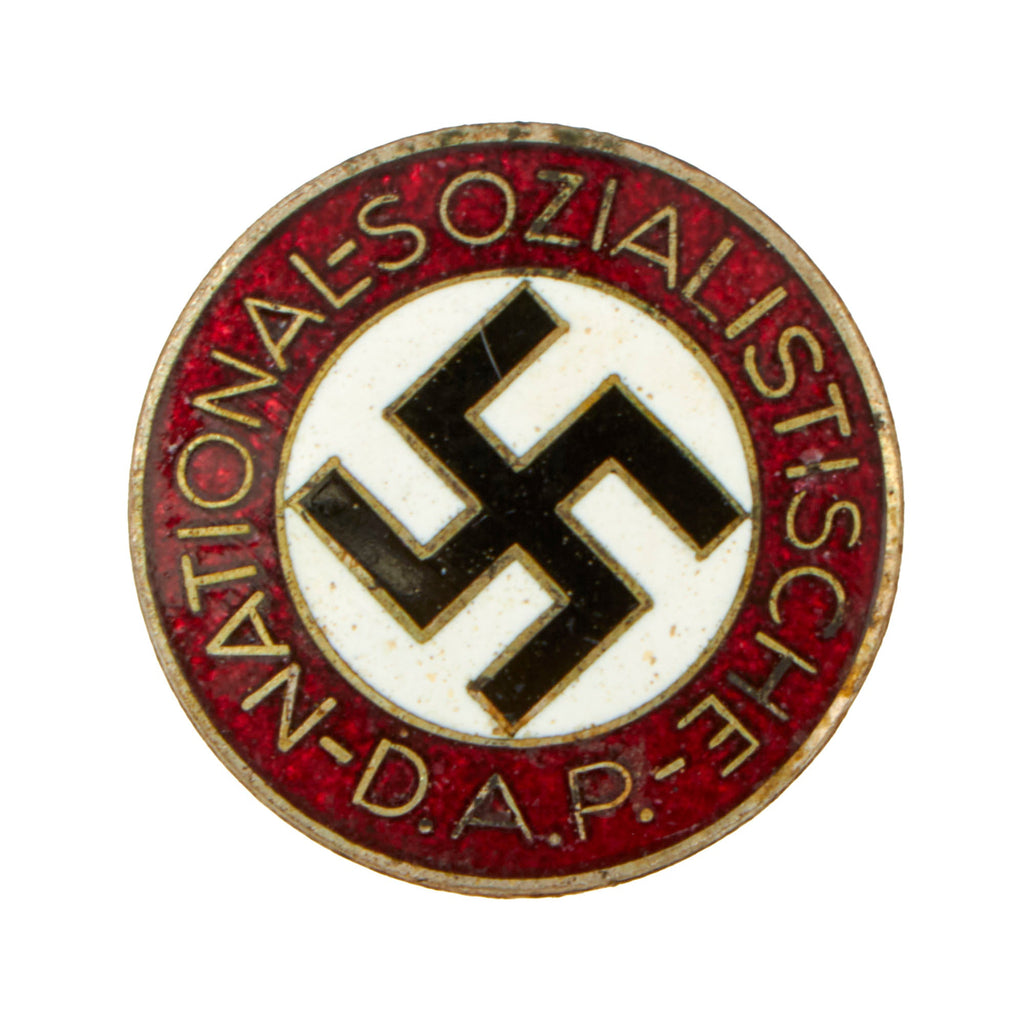 Original German NSDAP Party Enamel Membership Badge Pin by Kerbach & Israel - RZM M1/42 Original Items