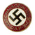 Original German WWII NSDAP Party Enamel Membership Badge Pin by Kerbach & Israel - RZM M1/42 Original Items