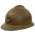 Original French WWII North African Zouave M26 Adrian Helmet - Full Liner & Chinstrap Original Items