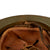 Original French WWII North African Zouave M26 Adrian Helmet - Full Liner & Chinstrap Original Items