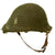 Original U.S. WWII 1944 McCord Front Seam Swivel Bale M1 Helmet with Net and International Molded Plastics Liner with Laundry Number Original Items