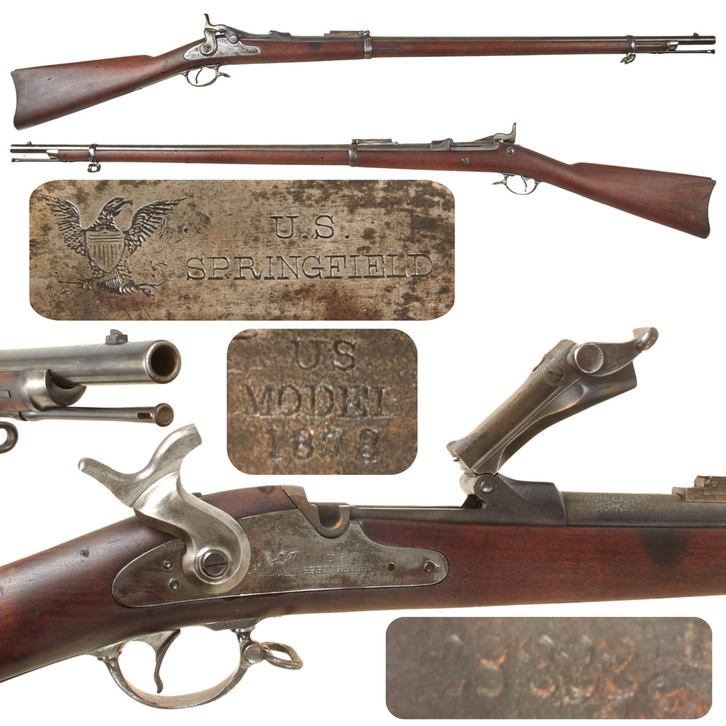 Original U.S. Springfield Model 1884 Trapdoor .45-70 Rifle with Standard Cleaning Rod and Excellent Bore, 1885, Serial No. 282225