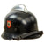 Original German WWII M34 Square Dip Aluminum Double Decal  Fire Police Helmet by BXF with Aluminum Comb - Feuerwehr Helmet Original Items