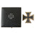 Original German WWII Iron Cross First Class 1939 with Pinback in Case - EKI - Unmarked Original Items