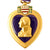 Original U.S. WWII Privately Engraved Purple Heart & Pin in Original Box - Silver Star Recipient Original Items