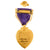 Original U.S. WWII Privately Engraved Purple Heart & Pin in Original Box - Silver Star Recipient Original Items