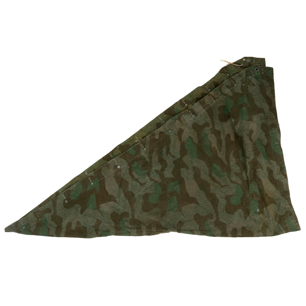 Original German WWII Zeltbahn Tent Quarter & Poncho in Splinter Patter ...