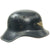 Original German WWII M38 Luftschutz Gladiator Air Defense Helmet with One Piece Shell, Cloth Liner, and Plastic Chinstrap Original Items