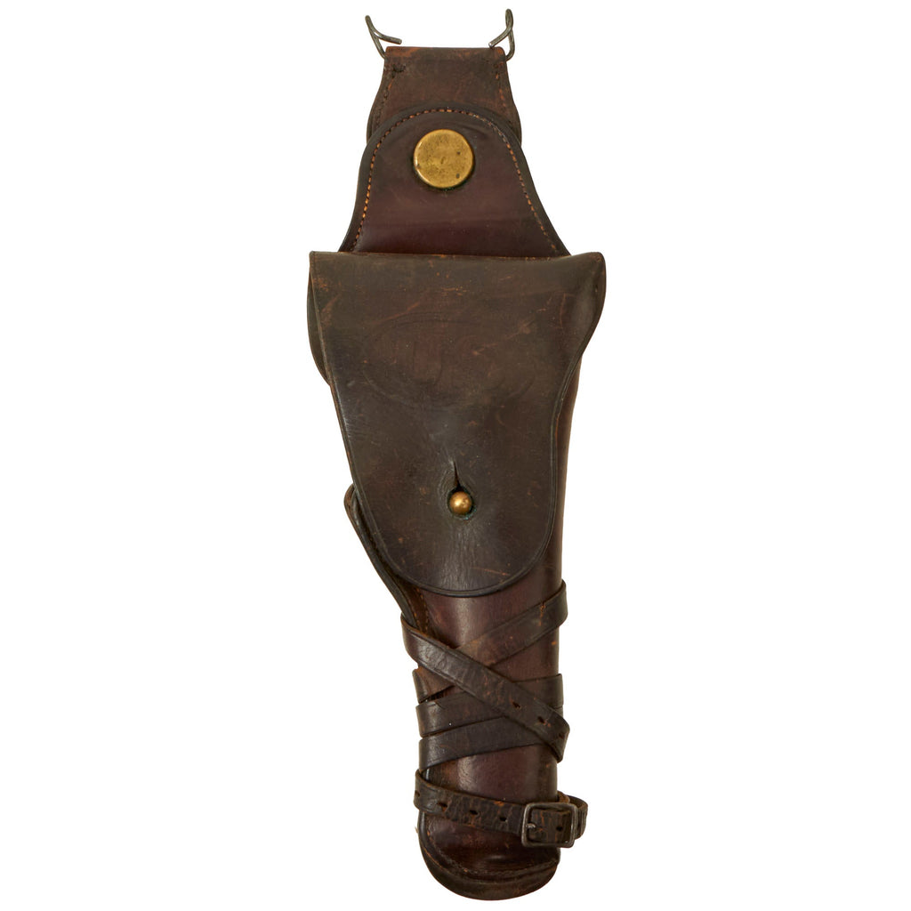 Original U.S. WWI M1912 Colt 1911 .45 Cavalry Swivel Leather Holster Original Items