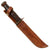 Original U.S. WWII US NAVY PAL RH-37 Fighting Knife with USN Marked “Fold-Over” Leather Sheath Original Items