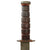 Original U.S. WWII US NAVY PAL RH-37 Fighting Knife with USN Marked “Fold-Over” Leather Sheath Original Items