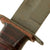 Original U.S. WWII US NAVY PAL RH-37 Fighting Knife with USN Marked “Fold-Over” Leather Sheath Original Items