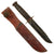 Original U.S. WWII USMC Mark 2 KA-BAR Fighting Knife With Leather Sheath - Marked with Laundry Number Original Items