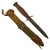 Original U.S. WWII Named Blade Marked Second Pattern M3 Fighting Knife by Imperial Knife Co. with Updated M8 Scabbard by B.M. Co. Original Items