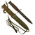 Original U.S. WWII M3 Fighting Knife by Kinfolks, Inc. with M8 Scabbard by B.M. Co. - Scarce Maker Original Items