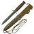 Original U.S. WWII M3 Fighting Knife by Kinfolks, Inc. with M8 Scabbard by B.M. Co. - Scarce Maker Original Items