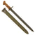 Original U.S. WWII Unissued M1942 Garand 16" Bayonet by American Fork & Hoe with Rare “CAB” Grips & M3 Scabbard - Dated 1942 - Hilt Still Wrapped Original Items