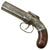 Original U.S. Ethan Allen of Worcester .31cal Percussion Pepperbox Revolver - Markings Worn Off - Matching Serial 39 Original Items