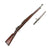 Original German Made Model 1895 Chilean Contract Mauser Short Rifle by Ludwig Loewe with Bayonet & Scabbard - Serial C 9767 Original Items
