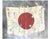 Original Japanese WWII Hand-Painted Silk Good Luck Flag From Japanese Pilot with Lots of Signatures & Sheet of Translations - 29” x 40” Original Items