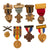 Original U.S. WWI 26th Division Medal Grouping with Victory Medal & Great YD Organization Medals - Leon Tarbell, 103rd Field Artillery Original Items