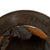 Original German WWII Luftwaffe M35 Double Decal Steel Helmet with 1939 Dated Relic 58cm Liner & Chinstrap - stamped EF66 Original Items